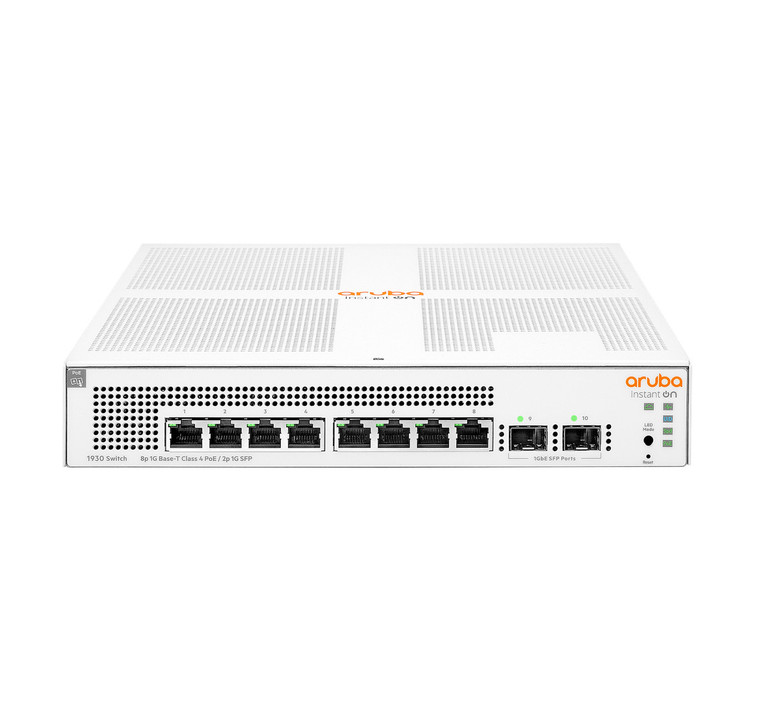 HPE Aruba Networking Aruba Instant On 1930 Managed L2+ Gigabit Ethernet (10/100/1000) Power over Ethernet (PoE) 1U White - JL681A#ABA