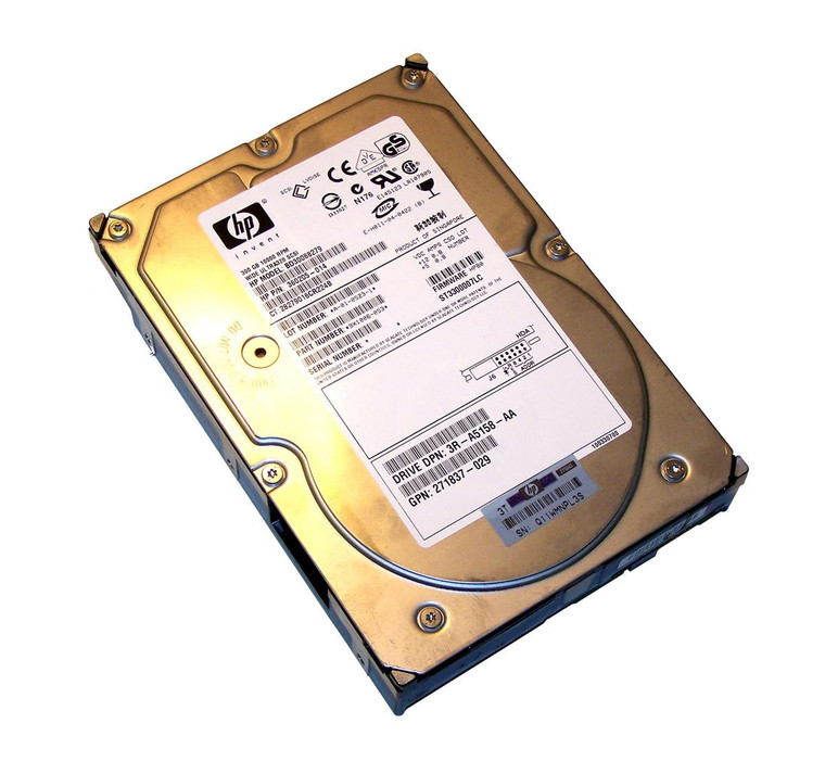 Part No: 271837R-029 - HP 300GB 10000RPM Ultra-320 SCSI Hot-Pluggable LVD 80-Pin 3.5-inch Hard Drive