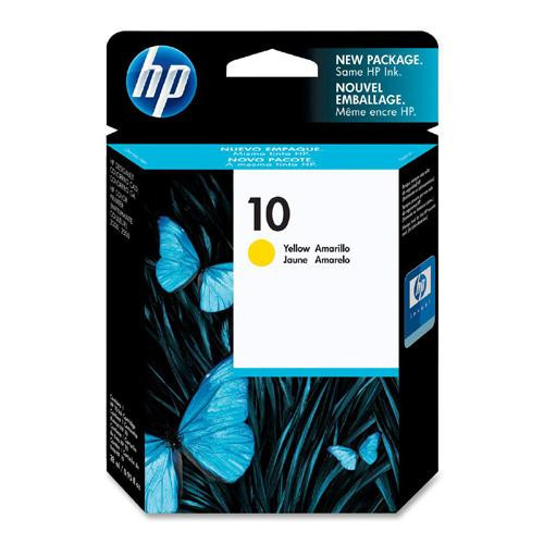 Part No: C4842A - HP 10 Yellow Ink Cartridge Yellow Inkjet 1650 Page 1 Each