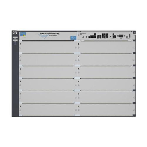 Part No: J8698A - HP ProCurve 5412zl Layer-3 Advanced Managed Intelligent Edge PoE Switch 12-Slot Chassis