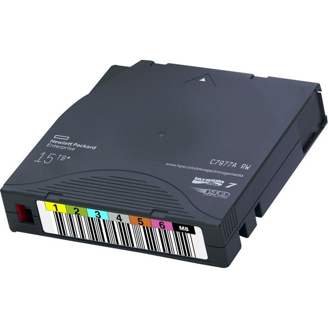 HPE LTO-7 Ultrium Type M 22.5TB RW 20 Data Cartridges Non Custom Labeled with Cases - Q2078MN