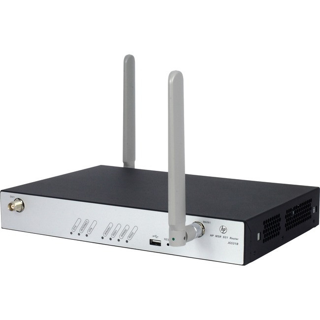 HPE MSR931 Dual 3G Cellular, Ethernet Modem/Wireless Router - JG531B