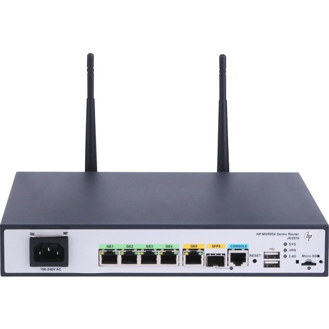 HPE MSR954-W IEEE 802.11n Ethernet Wireless Router - JH297A