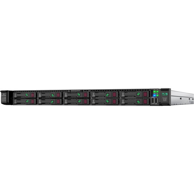 HPE ProLiant DL360 G10 1U Rack Server - 1 x Xeon Silver 4210 - 16 GB RAM HDD SSD - Serial ATA/600, - P19779-B21