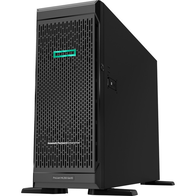 HPE ProLiant ML350 G10 4U Tower Server - 1 x Xeon Bronze 3104 - 8 GB RAM HDD SSD - Serial ATA/600 - 877619-001