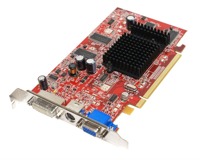 Part No: JH471 - Dell ATI RADEON X600 PCI Express 256 MB GDDR3 SDRAM DVI-VGA-TV-OUT Graphics Card without Cable