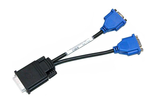Part No: G9438 - Dell 9-inch DMS-59 TO Dual VGA SPLITTER Cable
