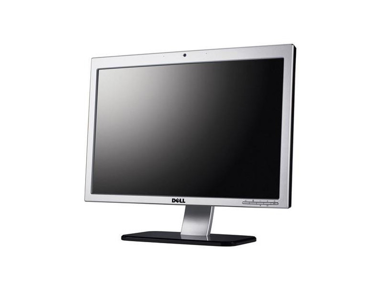 Part No: SP2008WFP - Dell 20-inch Widescreen UXGA (1680x1050) 60Hz Flat Panel LCD Monitor with Webcam