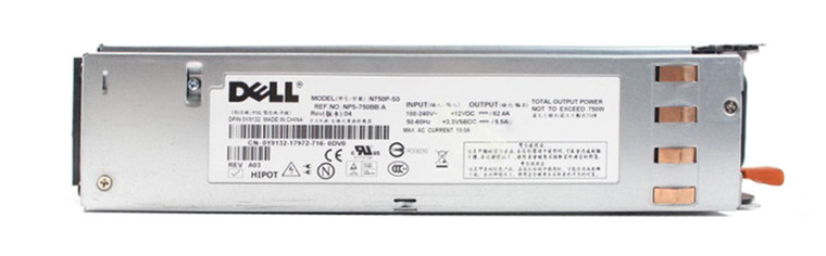 Part No: WJ911 - Dell 750-Watts REDUNDANT Power Supply for PowerEdge 2950