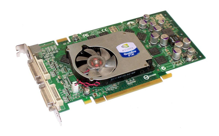 Part No: K8215 - Dell nVidia QUADRO FX 1400 128MB GDDR3 SDRAM 2XDVI PCI-Express X16 Graphics Card without Cable