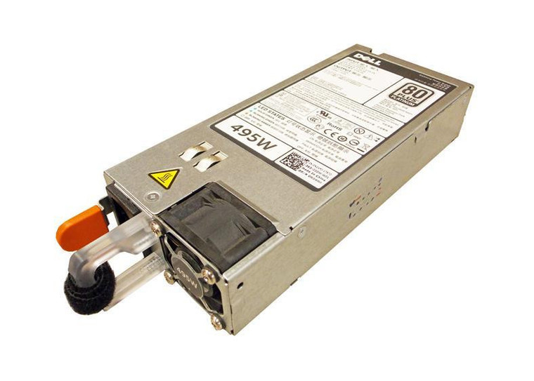 Part No: 463-0735 - Dell 495-Watts Single (1+0) HOT-PLUG Power Supply for R530 R630 R730 R730XD