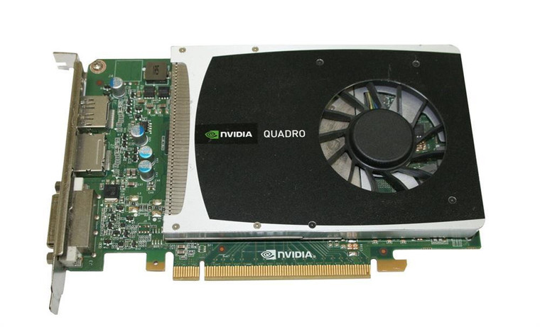 Part No: 2PNXF - Dell nVidia QUADRO 2000 1GB GDDR5 SDRAM PCI Express 2.0 X16 Graphics Card for Precision workstation without Cable