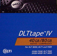 DELL 09W080 DLT-4 40GB/80GB Backup Tape -  Pack