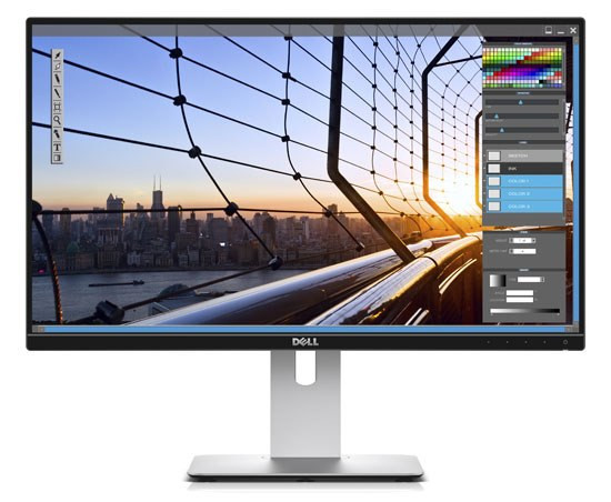 DELL UltraSharp U2417HWi 23.8" Full HD IPS Matt Silver computer monitor
