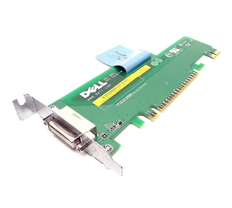 Part No: JK171 - Dell DVI Add-In Card Low Profile Video Card for Optiplex 740