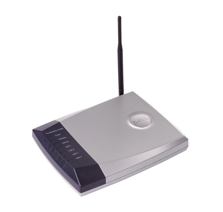 Part No: WX5565D - Dell TrueMobile 2300 802.11b/g Wireless Broadband LAN Router