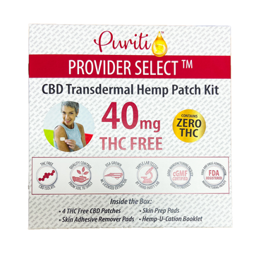 CBD Patch Kit THC Free 40mg 4/pkg