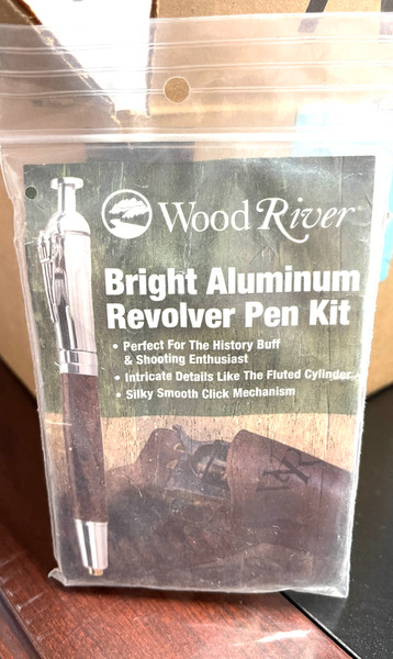 Wood River Bright Aluminum Revolver pen kit