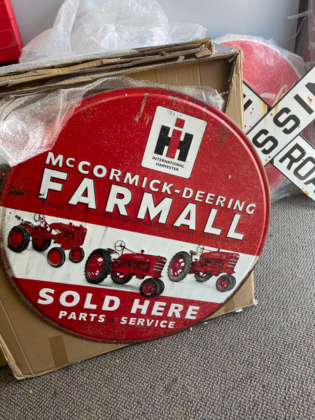 Retro International Harvester McCormick  -Deering 36" x 36" Sign