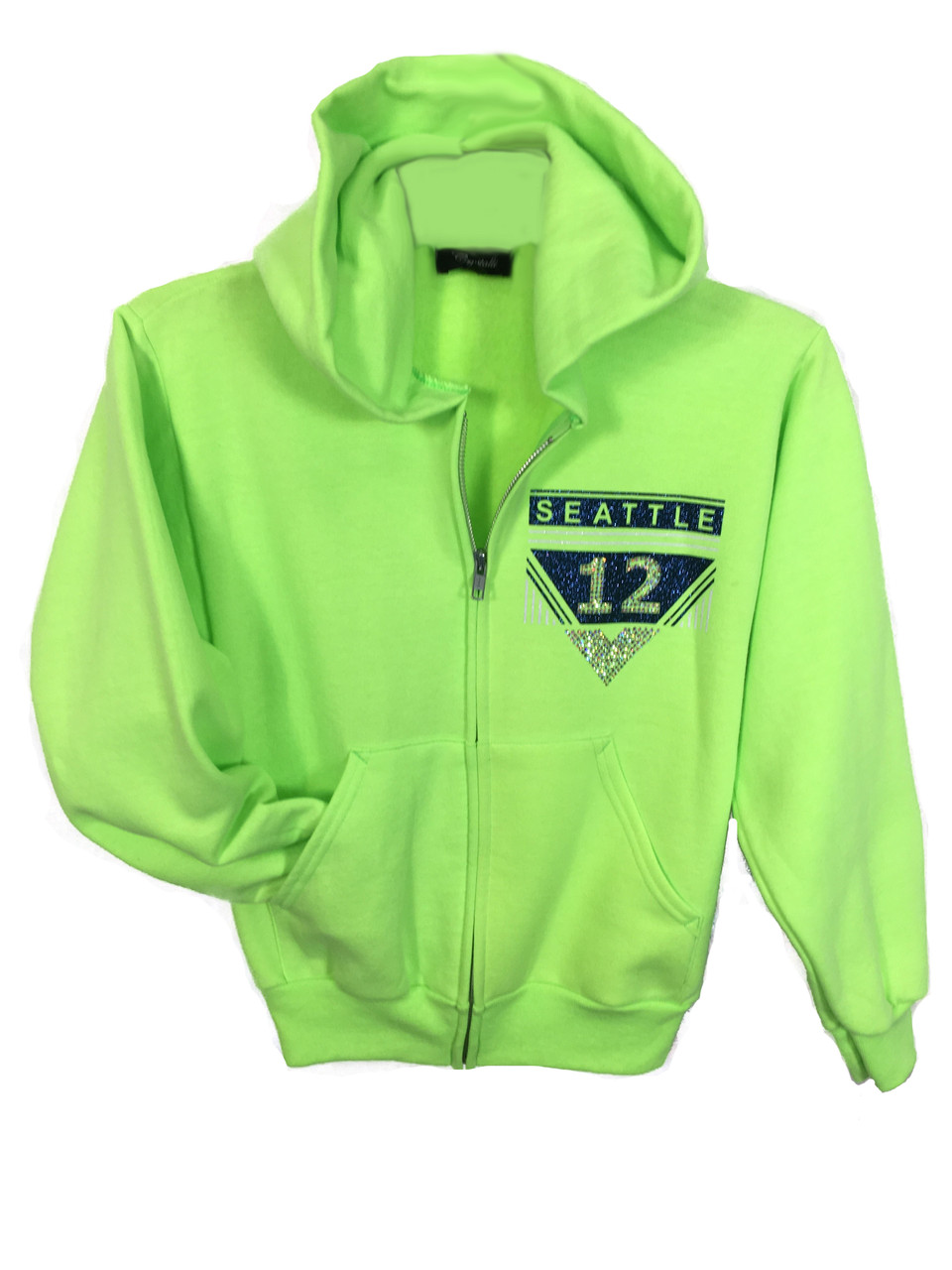 Seahawks Retro Kids Hoodie Christine Alexander Crystalli