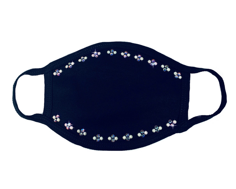 Pearl & Crystal Trim Mask (Swarovski)