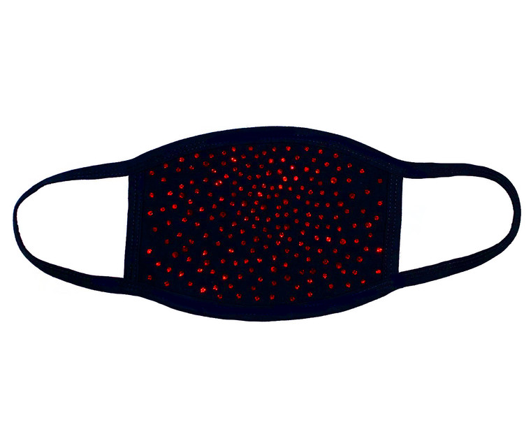 Red Crystal Scatter Mask (Swarovski)