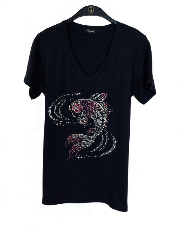 Rainbow Koi Fish Super Soft Tee