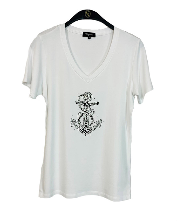 Silver And Black Anchor