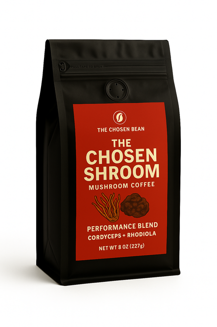 PERFORMANCE BLEND - Cordyceps + Rhodiola Medium Roast African Coffee Blend PERFORMANCE BLEND - Cordyceps + Rhodiola Medium Roast African Coffee Blend