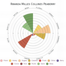 Rwanda Milles Collines Peaberry - Wet Process, Sun Dried