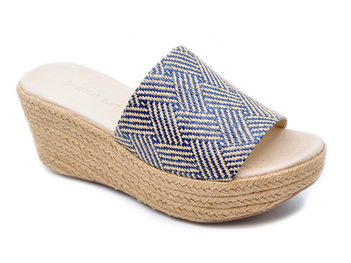 Yvon - Blue Combo Raffia