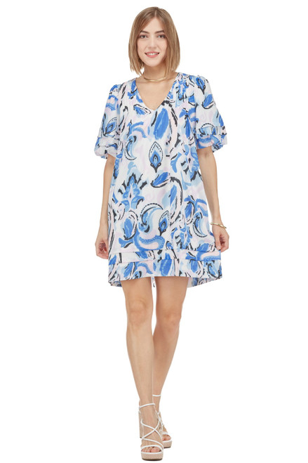 Puff Sleeve Dress - Summer Paisley 