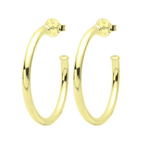 Small Everybody's Favorite Hoops - Shiny Gold