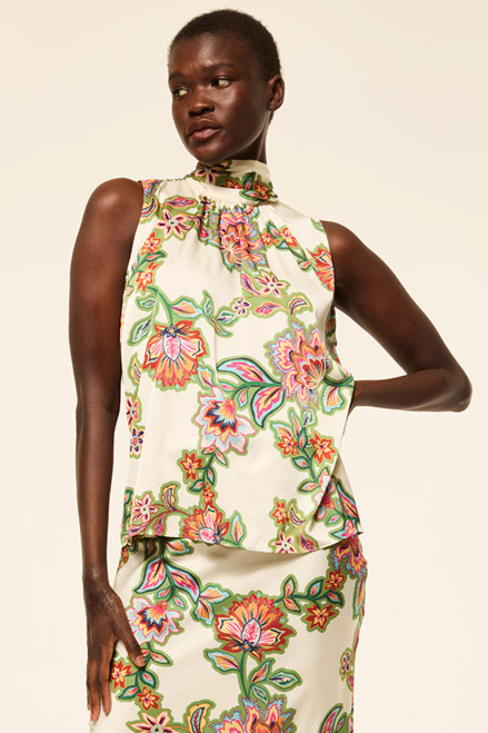 Luka Top - Floral Lattice