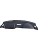Black custom moulded dash mat for Subaru Impreza LX GX and WRX 2000-2008 with passenger airbag allowance designed to reduce glare and protect dashboard