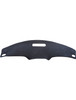 Black dash mat for Chrysler PT Cruiser MY05-MY06 with custom moulded fit and UV protection