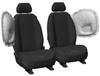 Airbag compatible RM Williams bucket seat covers in durable 13oz poly canvas with tailored fit and waterproof protection by MyCustomCar