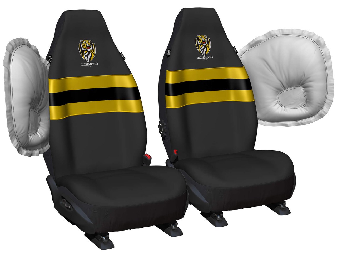 AFL Richmond Tigers Car Seat Covers - AFL Licensed