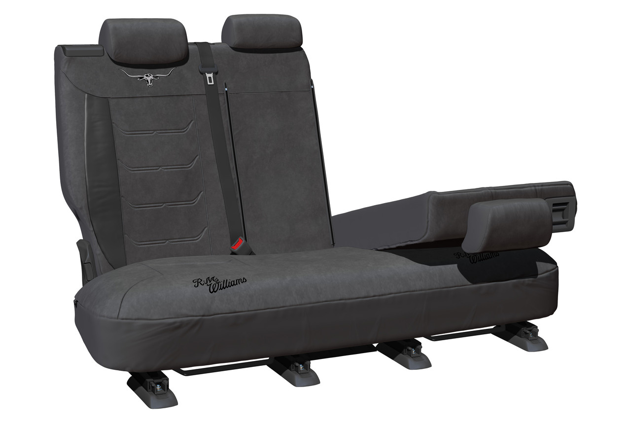 Genuine R.M.Williams Suede Grey Car Seat Covers - Made to Oder