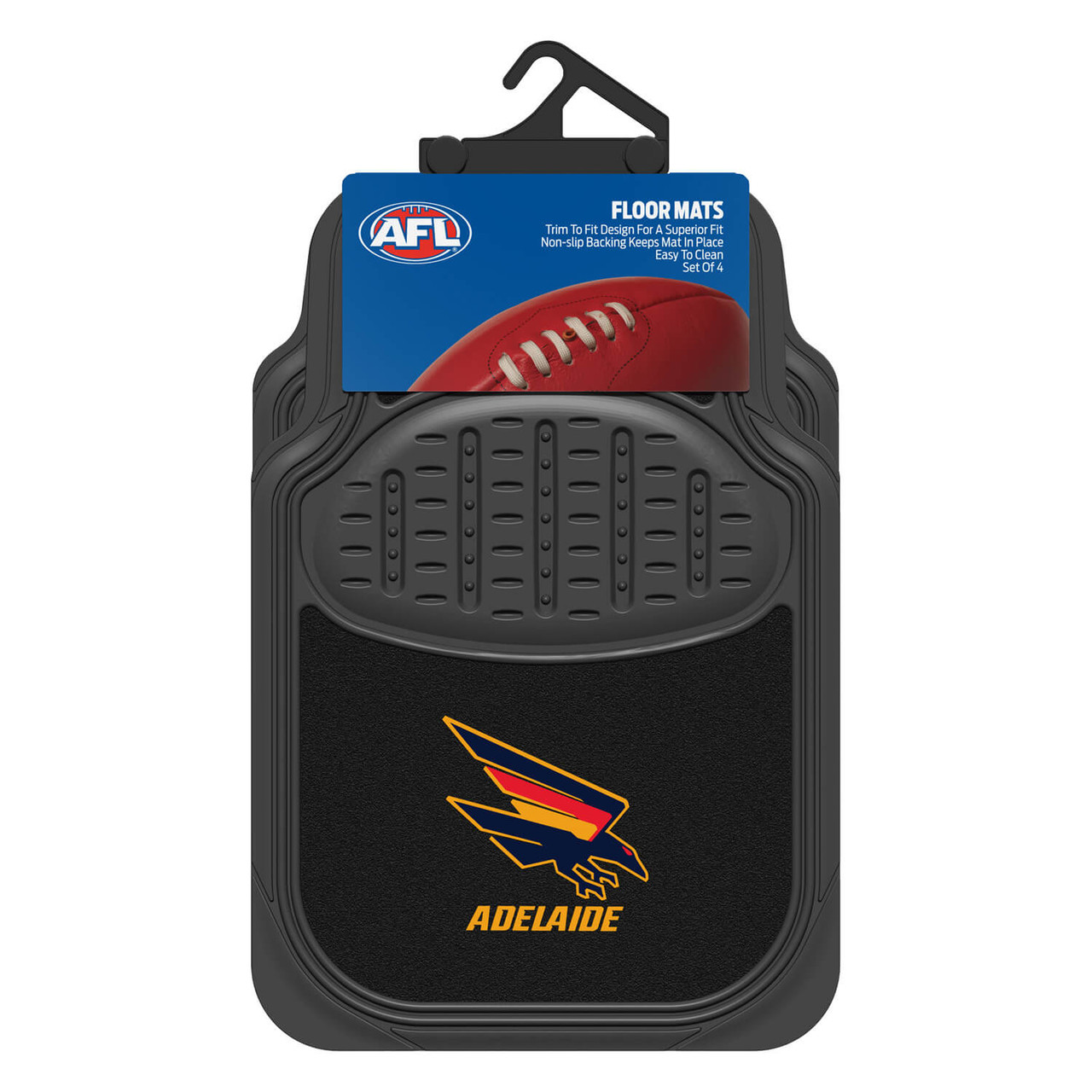 AFL Adelaide Crows Car Floor Mats - Officially Licensed