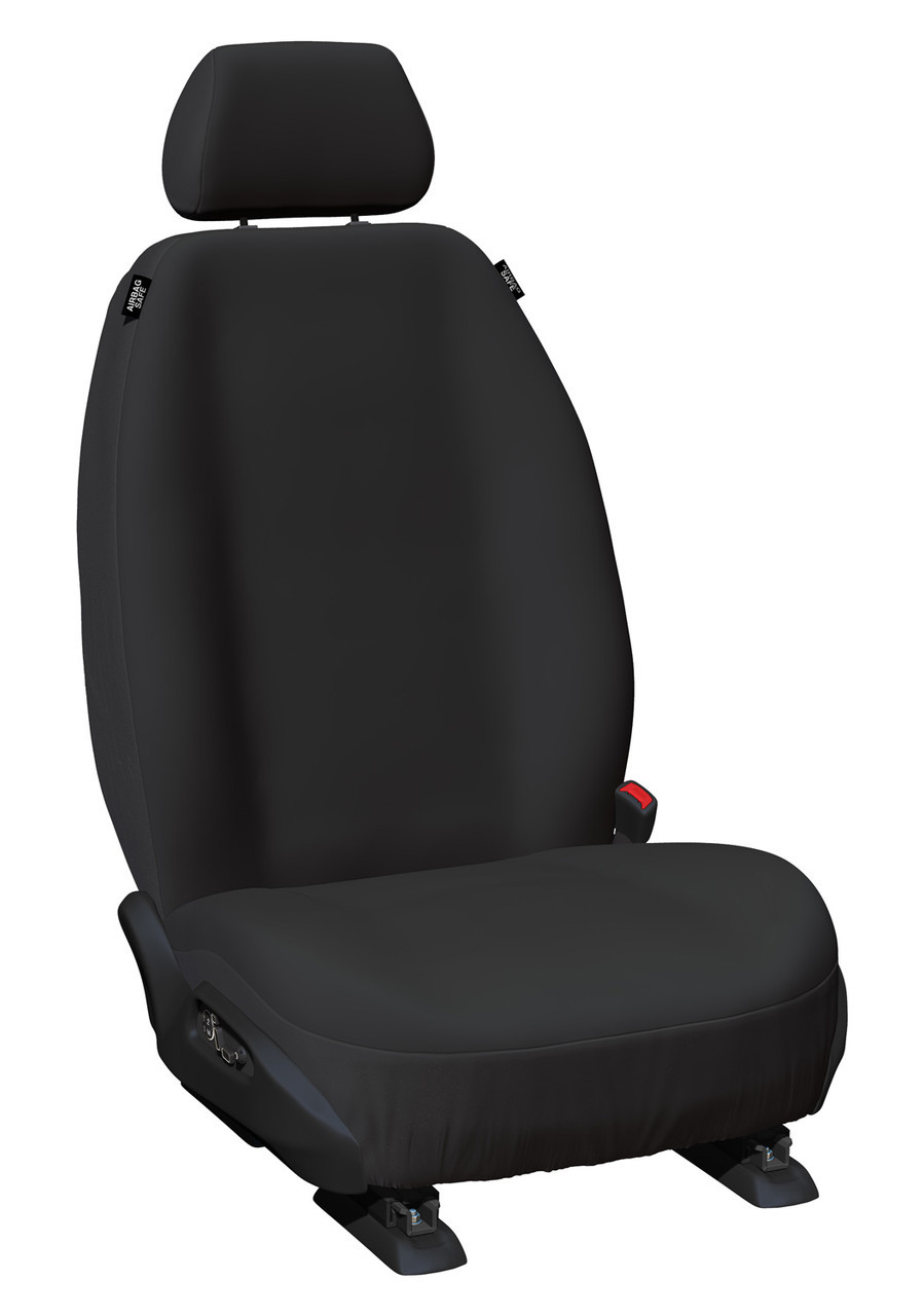 Cotton Canvas Black Custom Car Seat Covers Made to Order