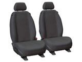 Super Tough Charcoal Canvas waterproof front bucket seat covers for Holden Colorado 7 and Isuzu MU-X.