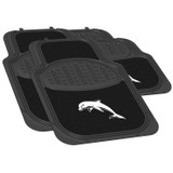 Redcliffe Dolphins Official NRL Car Mats, designed to fit most vehicles. Perfect for displaying team pride while keeping your car clean and protected.