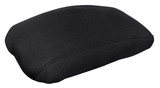 Black neoprene centre console cover for Mitsubishi Triton MQ and MR Dual Cab with waterproof padded protection