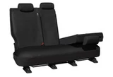 Leather look rear seat covers with backrest split for Toyota RAV4 50 Series