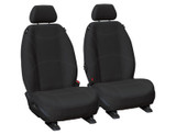 Getaway Neoprene Front Black - Silver Stitch Seat Covers Suits BT50, Everest, Ranger 2011-2022