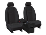 Wetseat Neoprene Front Black - Charcoal Stitch Seat Covers Suits Landcruiser 200 Series 2009-2021