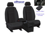 Wetseat Neoprene Black - Charcoal Stitch Seat Covers Suits Triton 2015-2023