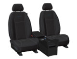 Wetseat Neoprene Black - Charcoal Stitch Seat Covers Suits BT50, Everest, Ranger 2011-2022