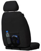 Getaway Neoprene Front Black - Silver Stitch Seat Covers Suits Prado 150 Series 2021-2023